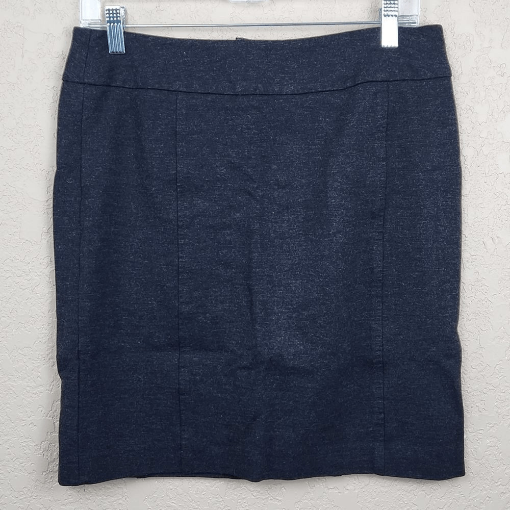 Vince Dark Gray Denim Pencil Skirt Size 10 (6892)
